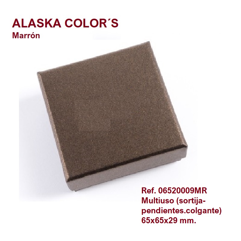 Alaska Color´s MARRÓN multiuso 65x65x29 mm.